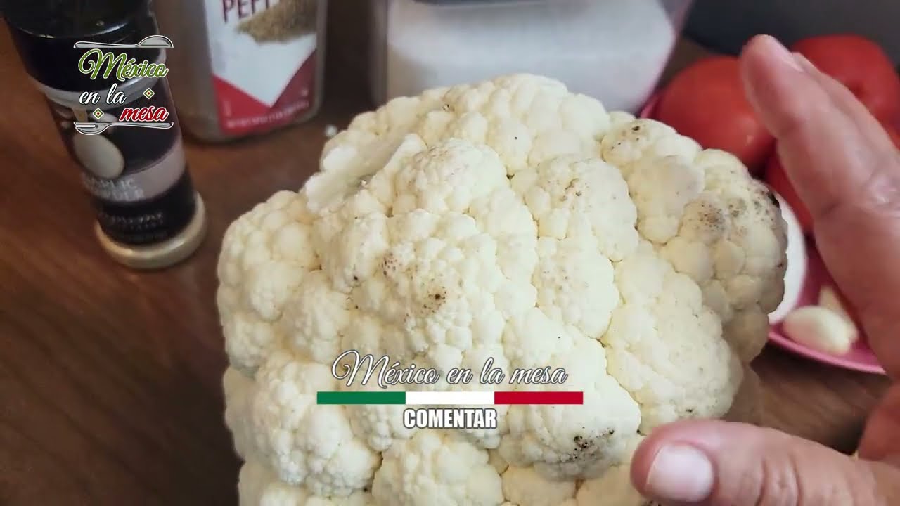 Coliflor En Salsa De Tomate y Con Queso Receta Sencilla Pero Muy Rica