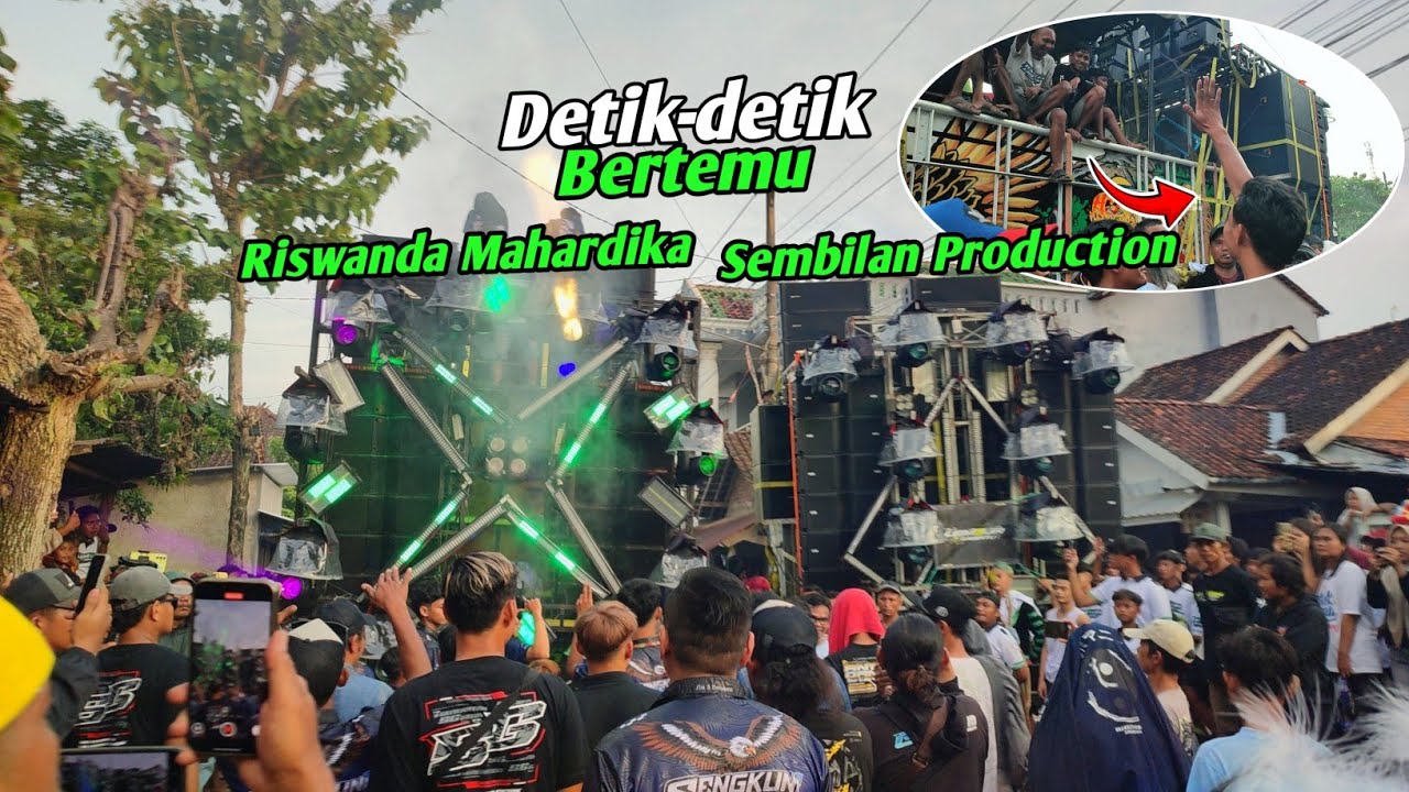 RISWANDA MAHARDIKA BERTEMU DENGAN sembilan Production🔥 Langsung kasih Salam 🔥🔥🔥