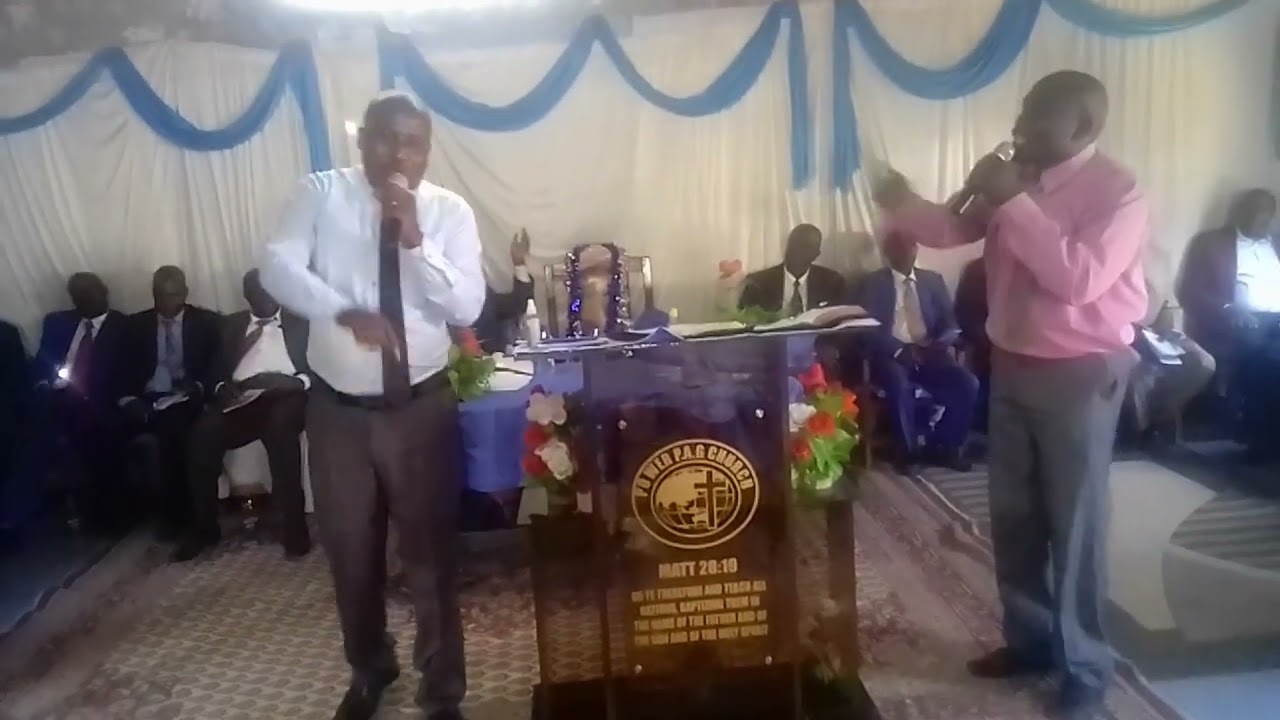 GENERAL SUPERINTENDENT PAG-KENYA : REV. BISHOP PATRICK LIHANDA AT GACHIE DISTRICT ON 13/2/2022.