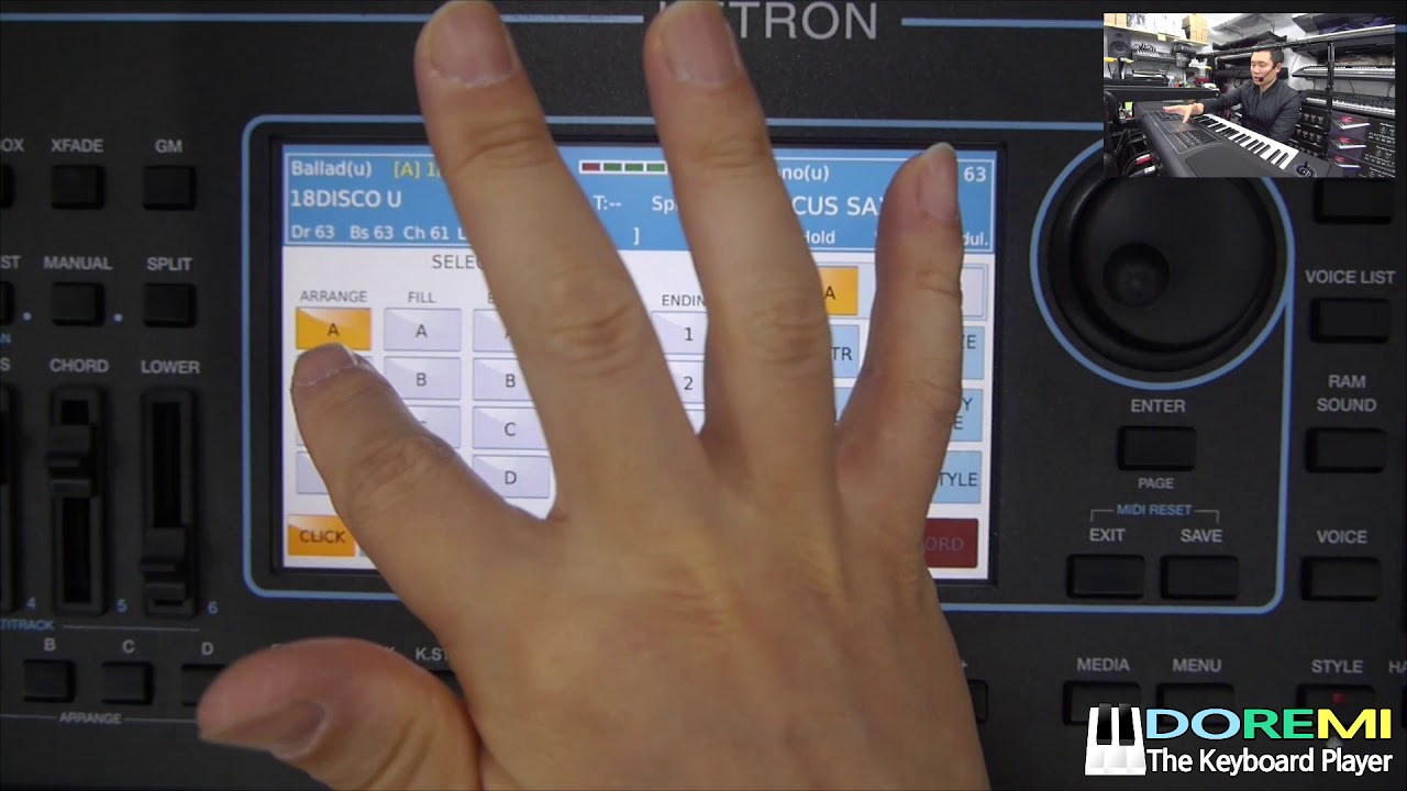 KETRON SD7 STYLE EDIT(리듬 만들기)/도레미악기/02-745-9934