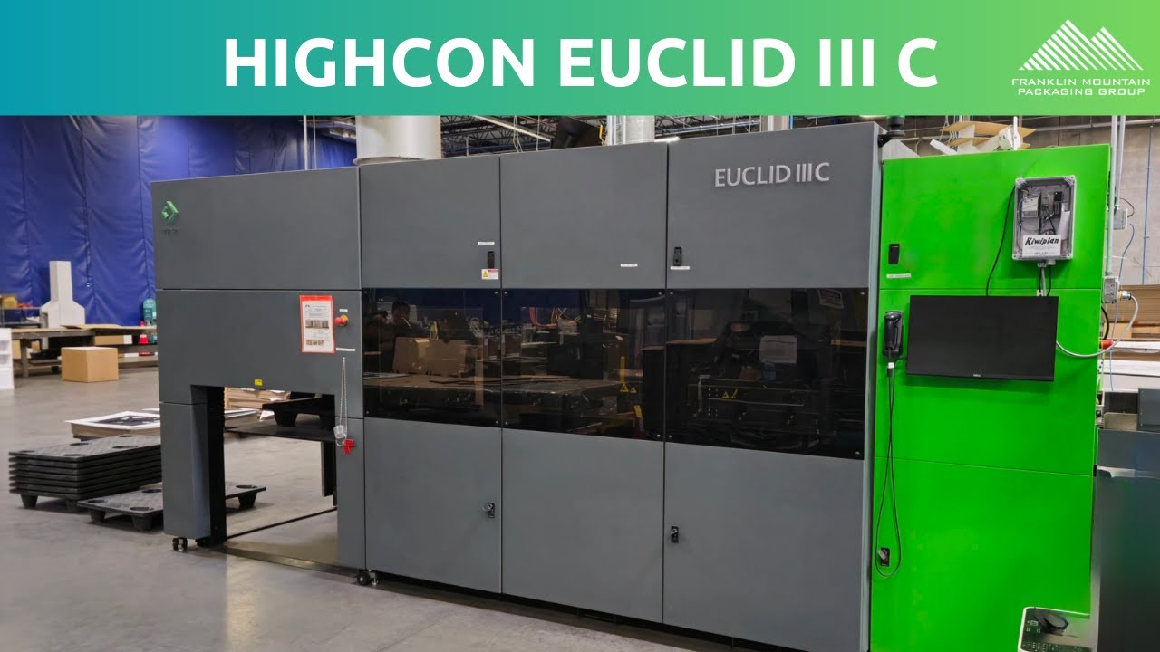 The Future Of Digital Cutting and Creasing: The HighCon Euclid III C Machine