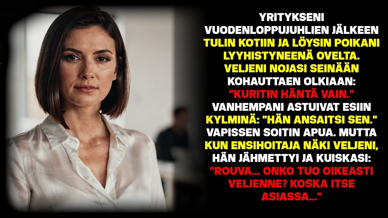 Firmamme juhlien lopussa löysin poikani romahtaneena – sitten lääkäri paljasti järkyttävän totuuden.