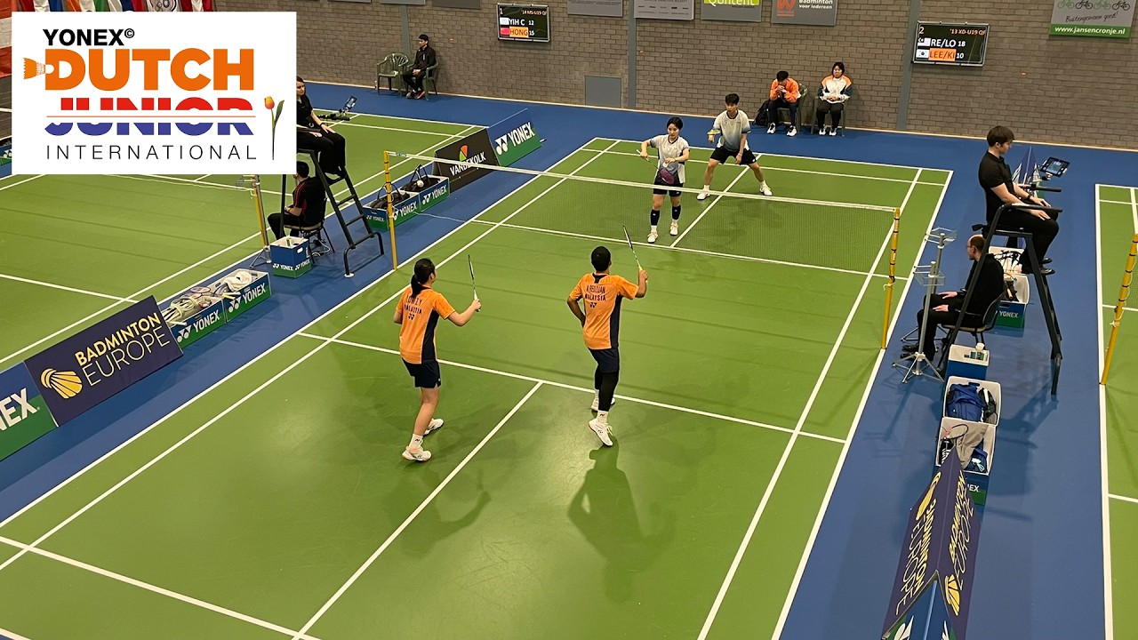 Quarter-finals court 2, February 28, Yonex Dutch Junior International 2026