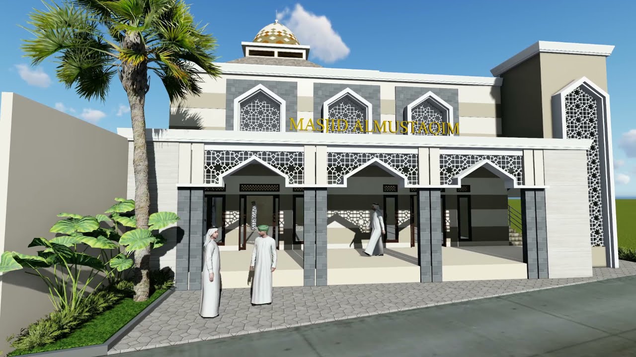Desain Masjid Modern @hakim_rumahdesain