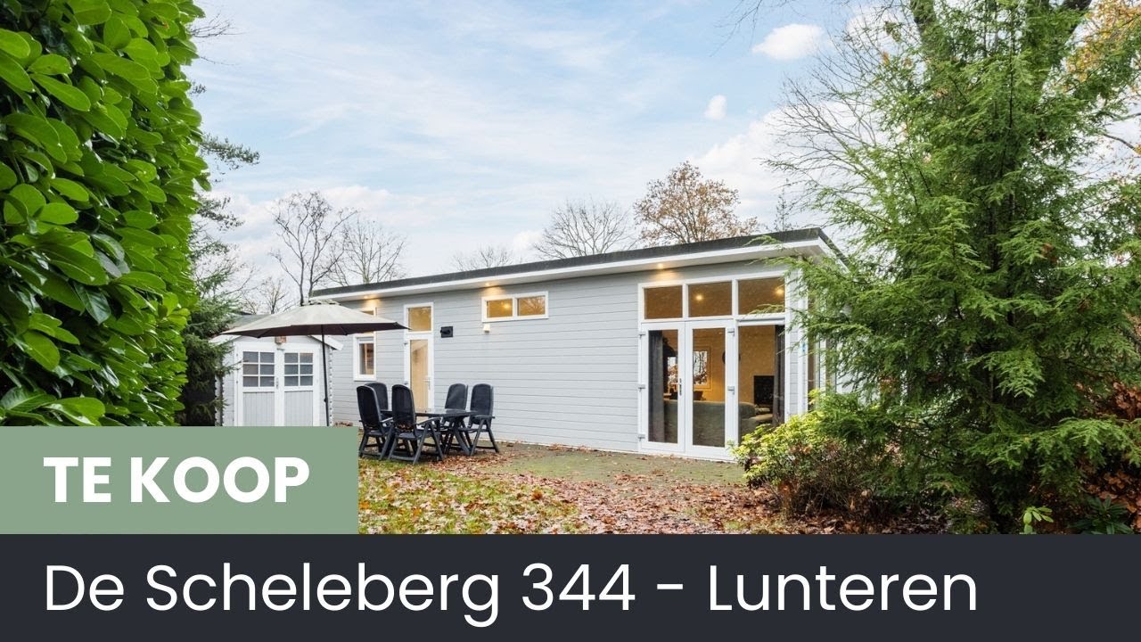 Te koop Immenweg 15 R344 Lunteren | Landgoed De Scheleberg | Chalet op eigen grond