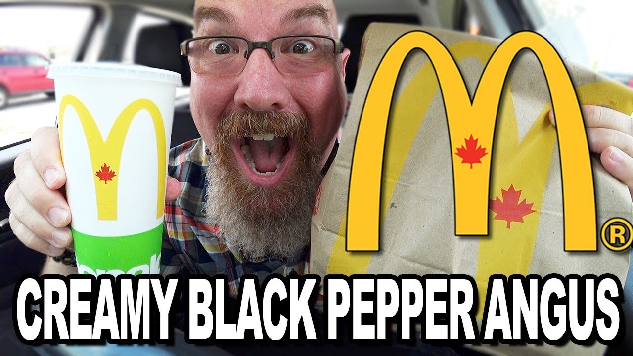 McDonald's 🍟🍔 Creamy Black Pepper Angus Burger "BEST BURGER AT MCDONALD'S!!!"