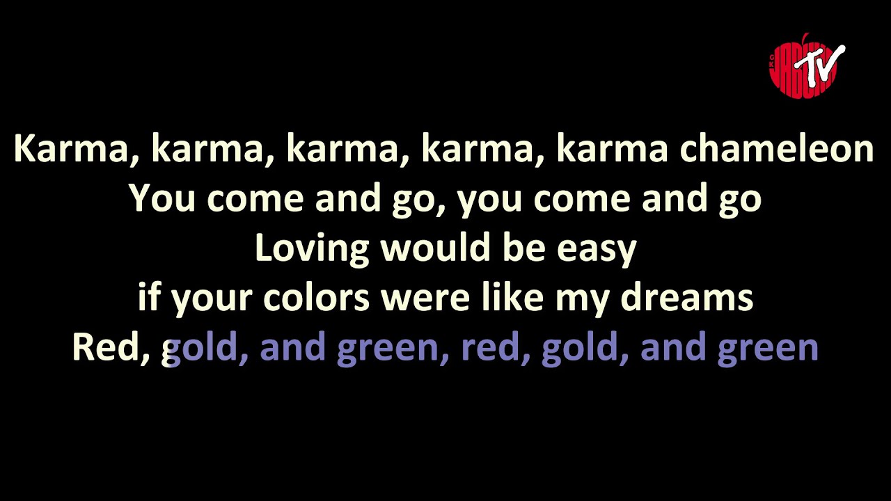 Culture Club - Karma Chameleon (Karaoke)