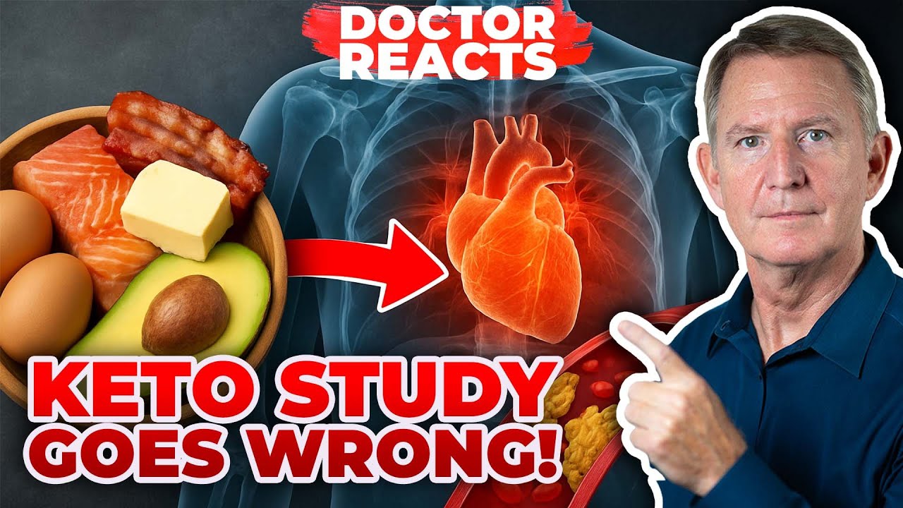 The Keto Cholesterol Study Went Terribly WRONG! - Doctor Reacts