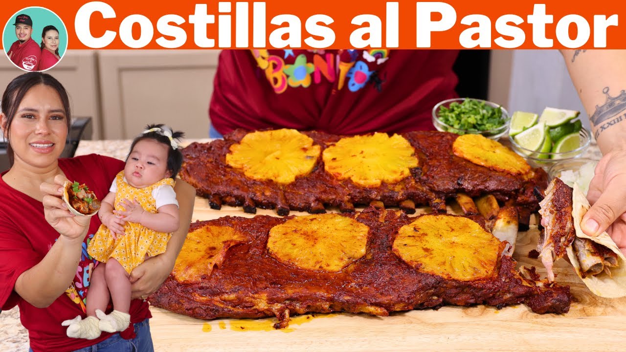 Así Preparo las Costillas al PASTOR | La Carne se DESPRENDE del Hueso Fácilmente 😱