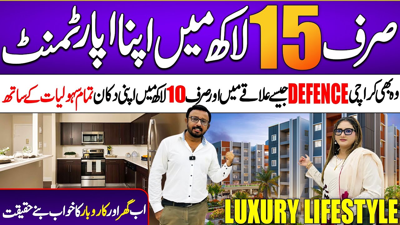 Luxury Flats & Shops in Karachi | Creek Gold Center DHA | Booking from 10 to 15 Lac Only!