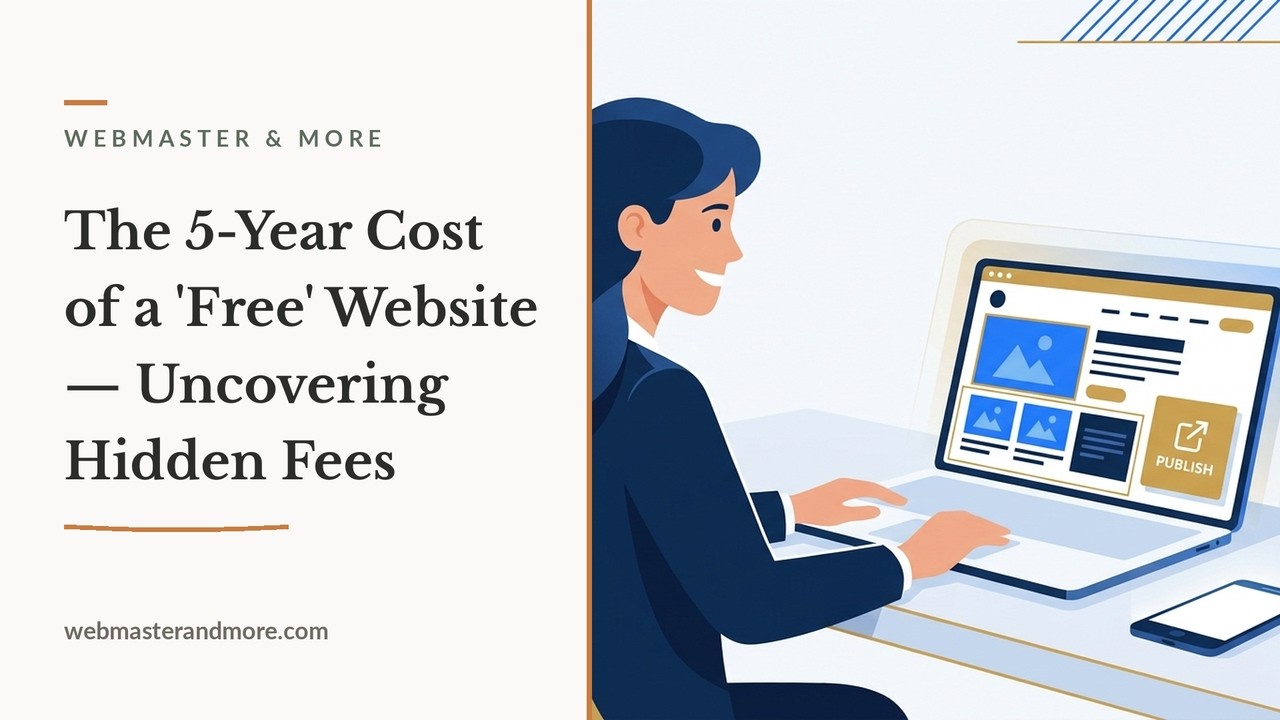 The 5-Year Cost of a 'Free' Website: Uncovering the Hidden Fees of Wix, Squarespace & Agency Retaine