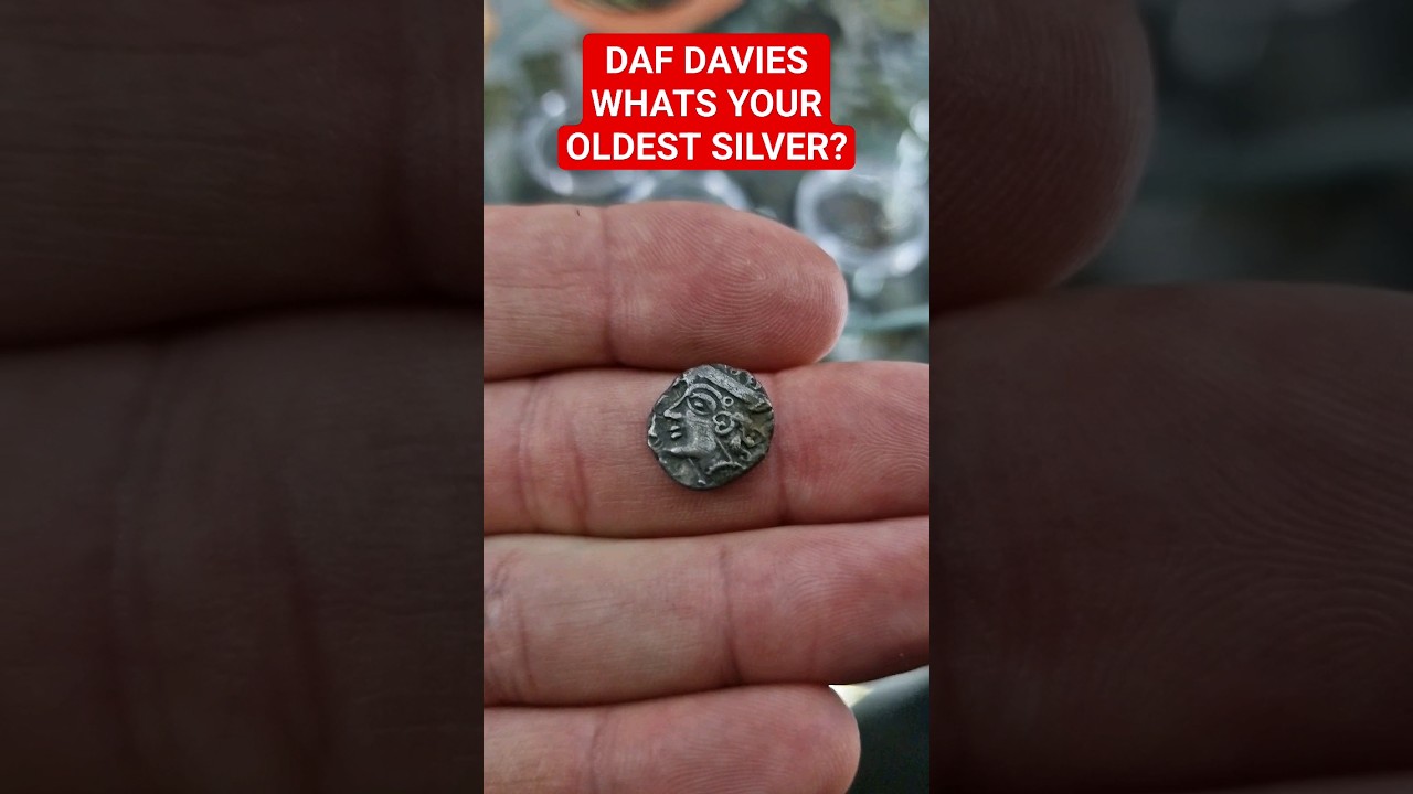 2000 YEAR OLD SILVER COIN #metaldetecting #coin #incredible #treasure #silvercoins #CELTIC