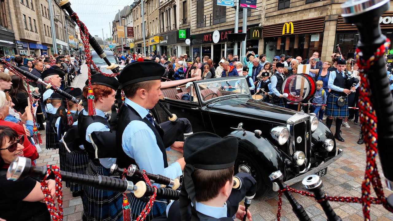 Castle Dangerous by City of Inverness Youth Pipe Band for 2024 Classic Vehicle Show in the City