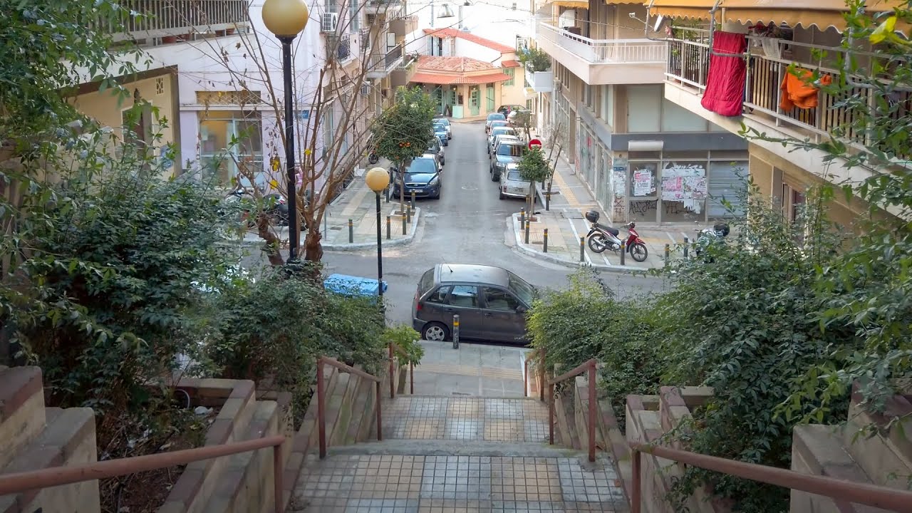 #172 Pangrati, Kallimarmaro 1hr walk in Athens, Greece