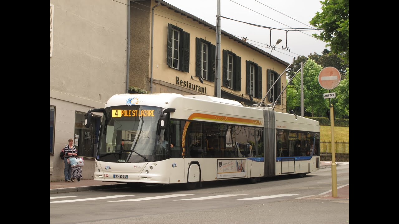 TROLLEYS AT LIMOGES FRANCE JUNE 2015