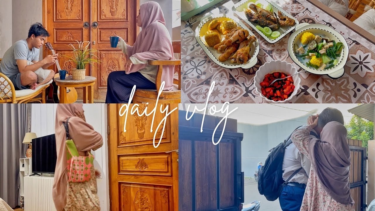 #dailyvlog A DAY IN MY LIFE/HOMEBODY DIARIES/RUTINITAS HARIAN IRT/MASAK MENU SIMPEL/ PAGI YANG SIBUK
