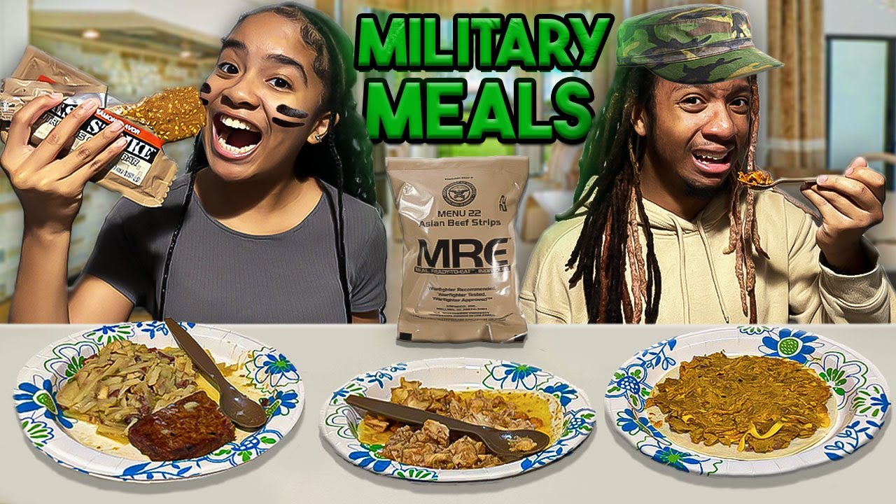 EATING MILITARY FOOD FOR 24 HOURS!