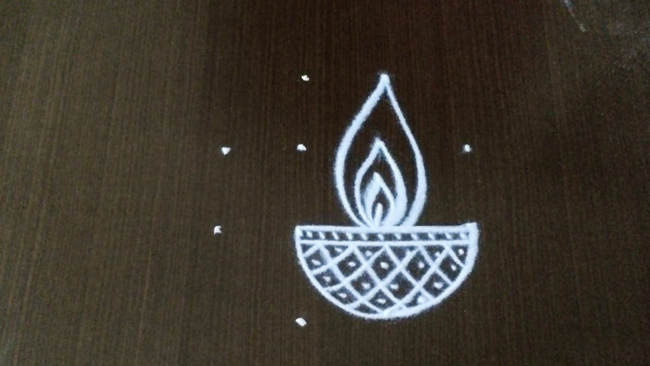 Simple peacock rangoli design with dots/daily rangoli kolam/simple mugglu @nschannelrangoli