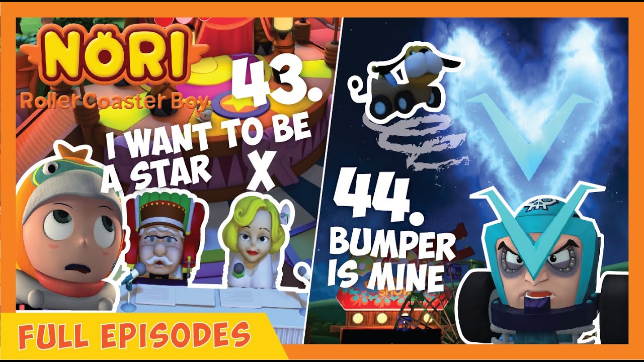 NORI ROLLERCOASTER BOY [English Full Episodes 43, 44 | Funny Cartoon For Kids]