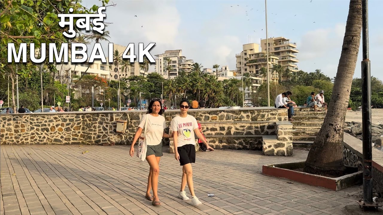 Carter Road Promenade Walk | Relaxing Evening Walk at Scenic Waterfront Walkway✨ 