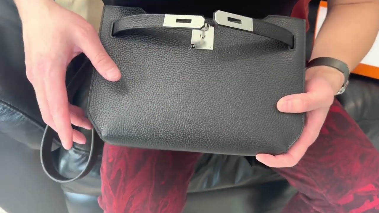 Herm&egrave;s Kelly Depeches 25 Pouch Unboxing (Galop d'Hermes Leather)