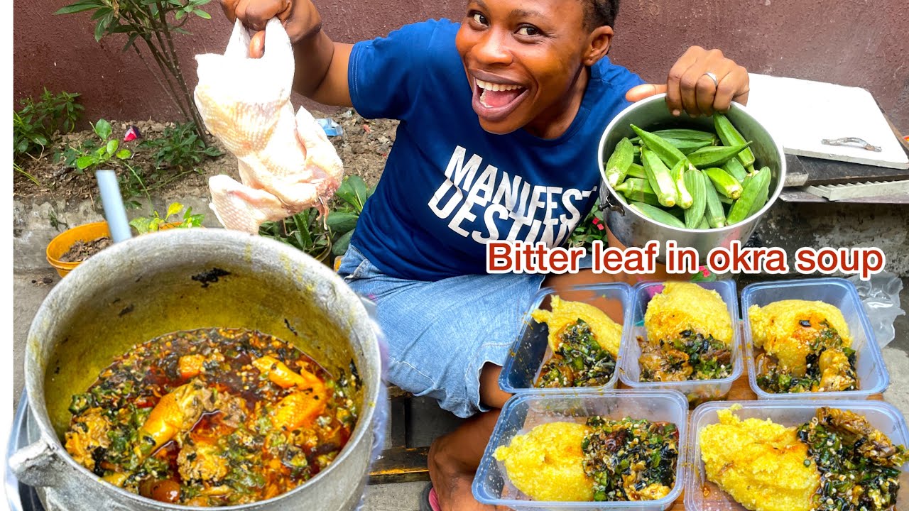 I Used Bitter Leaf Instead Of Ugu For Okra Soup- You Won’t Believe the Taste 😳