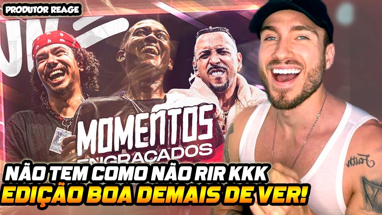 (MTO BOM KKKKKKK) PRODUTOR REAGE 12 MINUTOS de MOMENTOS ENGRAÇADOS nas BATALHAS! 😂 (REACT)