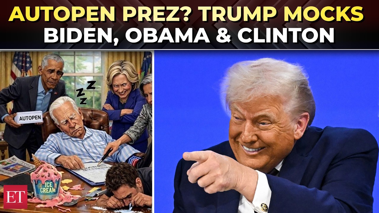 'SLEEPY JOE BIDEN': Trump revives &lsquo;Autopen&rsquo; attack with AI-generated swipe at former President