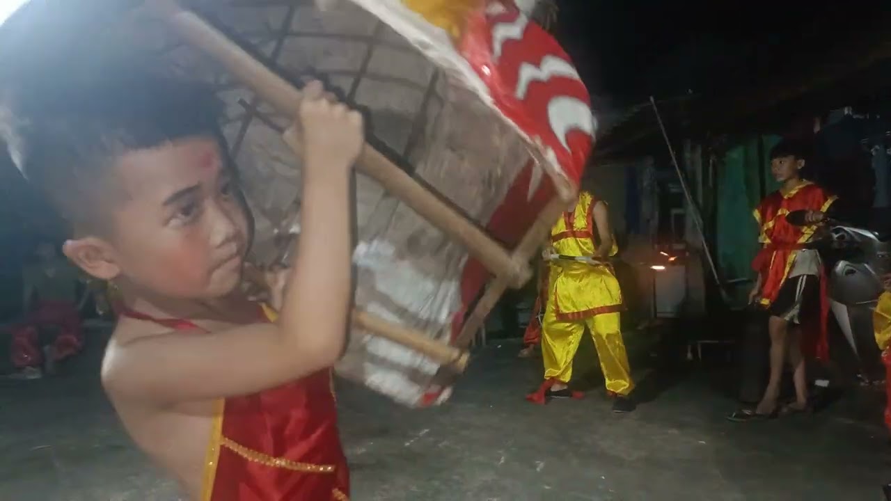 Sư tử phố đầm truyền thống 