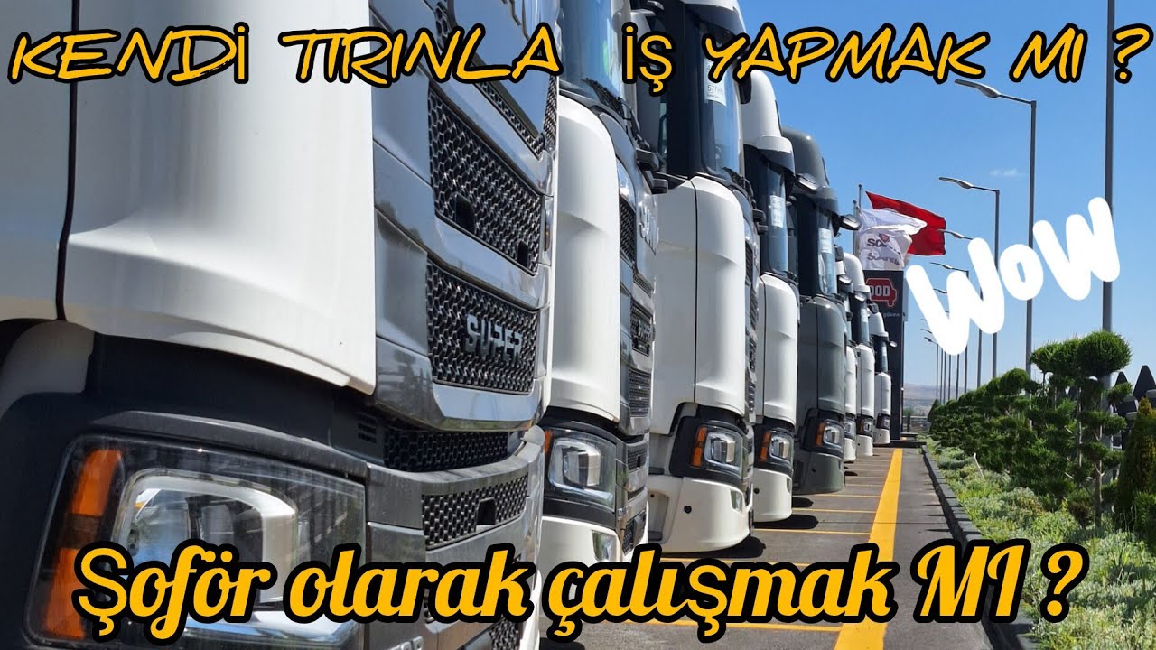 KENDİ TIRINI ALMAK MI ??? ŞOFÖR OLARAK ÇALIŞMAK MI ??? | TIRLA YİNE DAĞLARA VURDUK KENDİMİZİ !!!