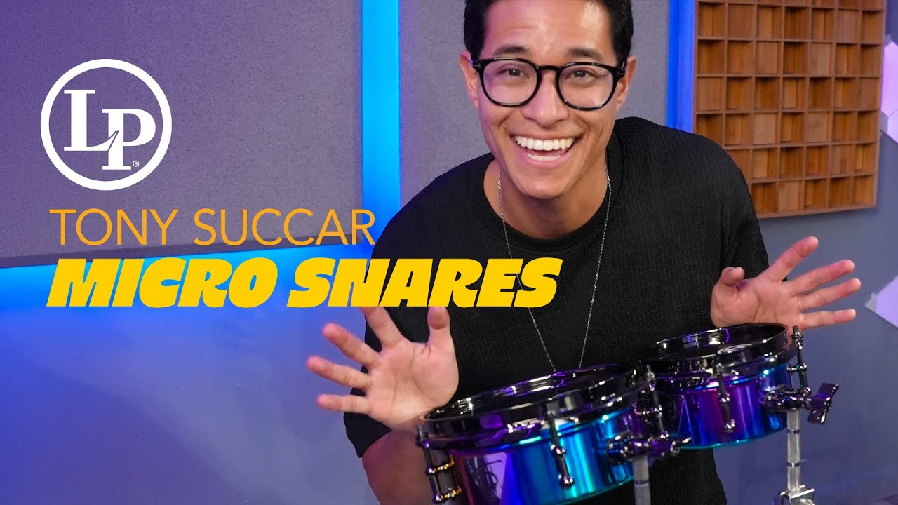 Go next generation with a Tony Succar Rainbow Micro Snare Drums