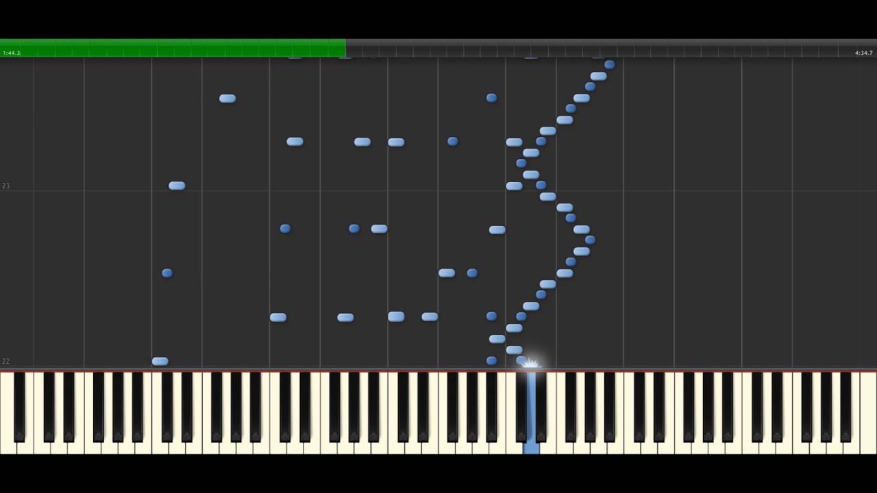 Chopin Etude Op. 10 No. 2 (30% Speed/Slow) Synthesia Tutorial