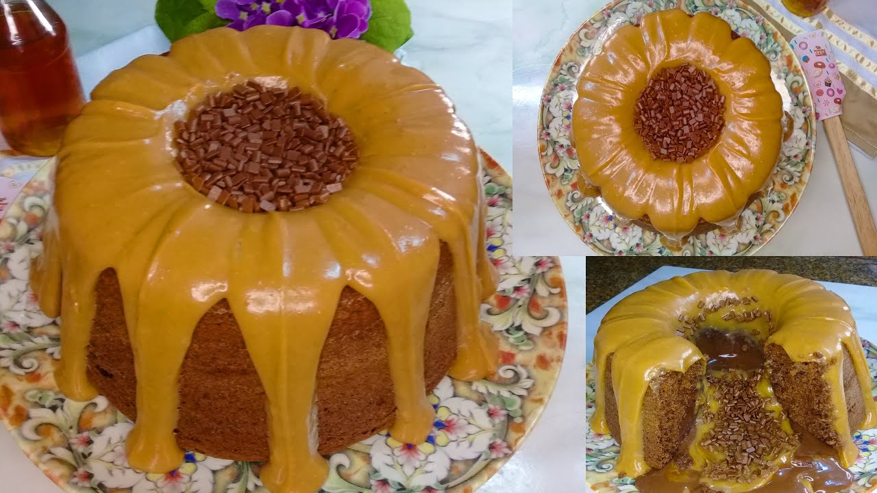 Bolo Pão de Mel - Vulcão Pão de mel - Veja que delícia de sobremesa para sua Páscoa!