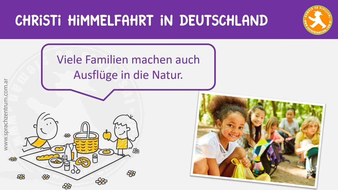Feiertage erkl&auml;rt: Christi Himmelfahrt - F&uuml;r Deutschlernende A1/A2