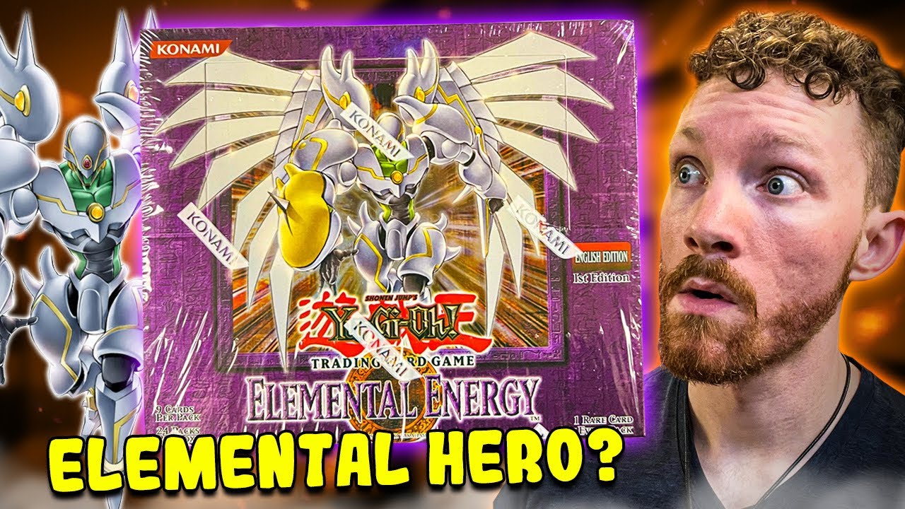 Opening a 1st Edition Elemental Energy Box for Elemental Heroes!