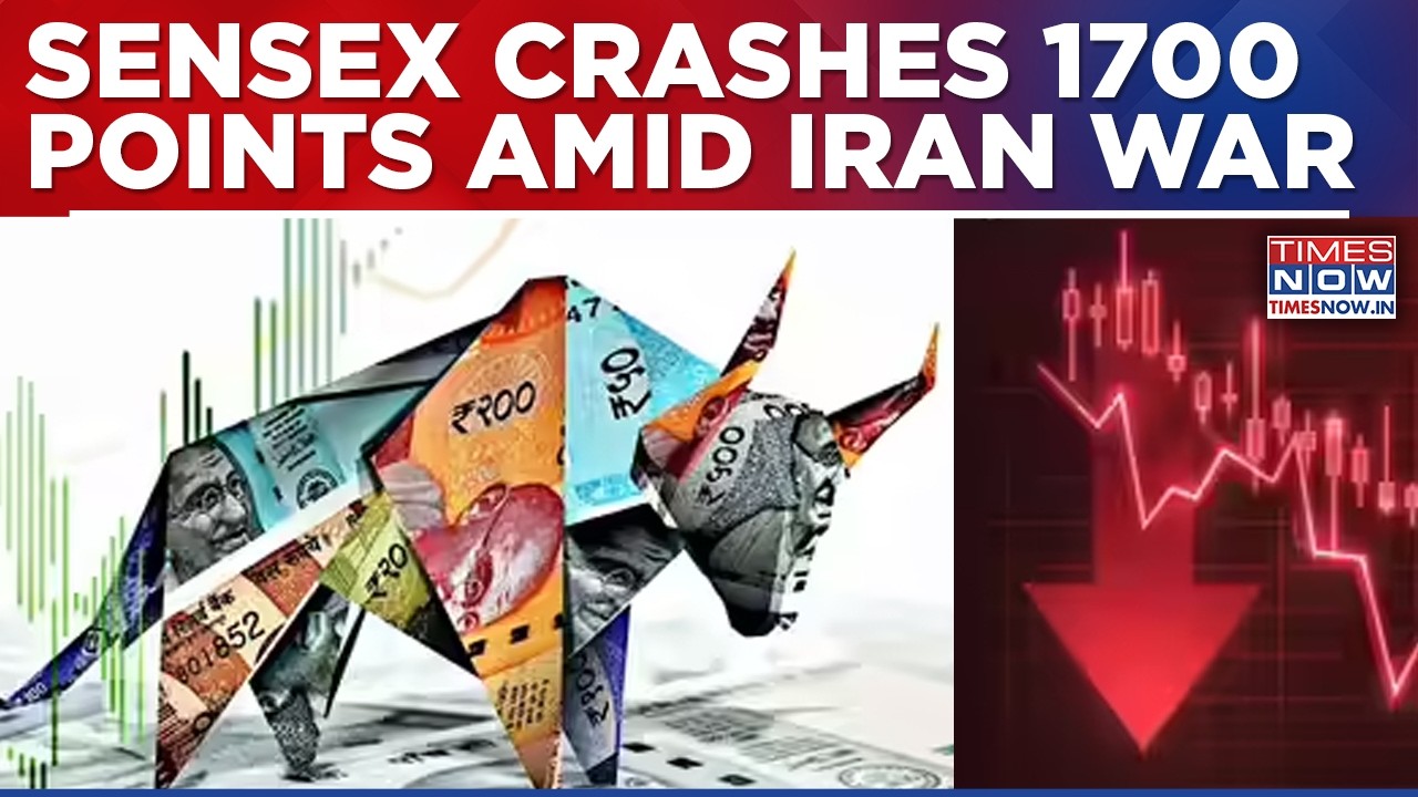 Bloodbath On Dalal Street As Sensex Crashes Nearly 1700 Points Amid Volatile Global Situation