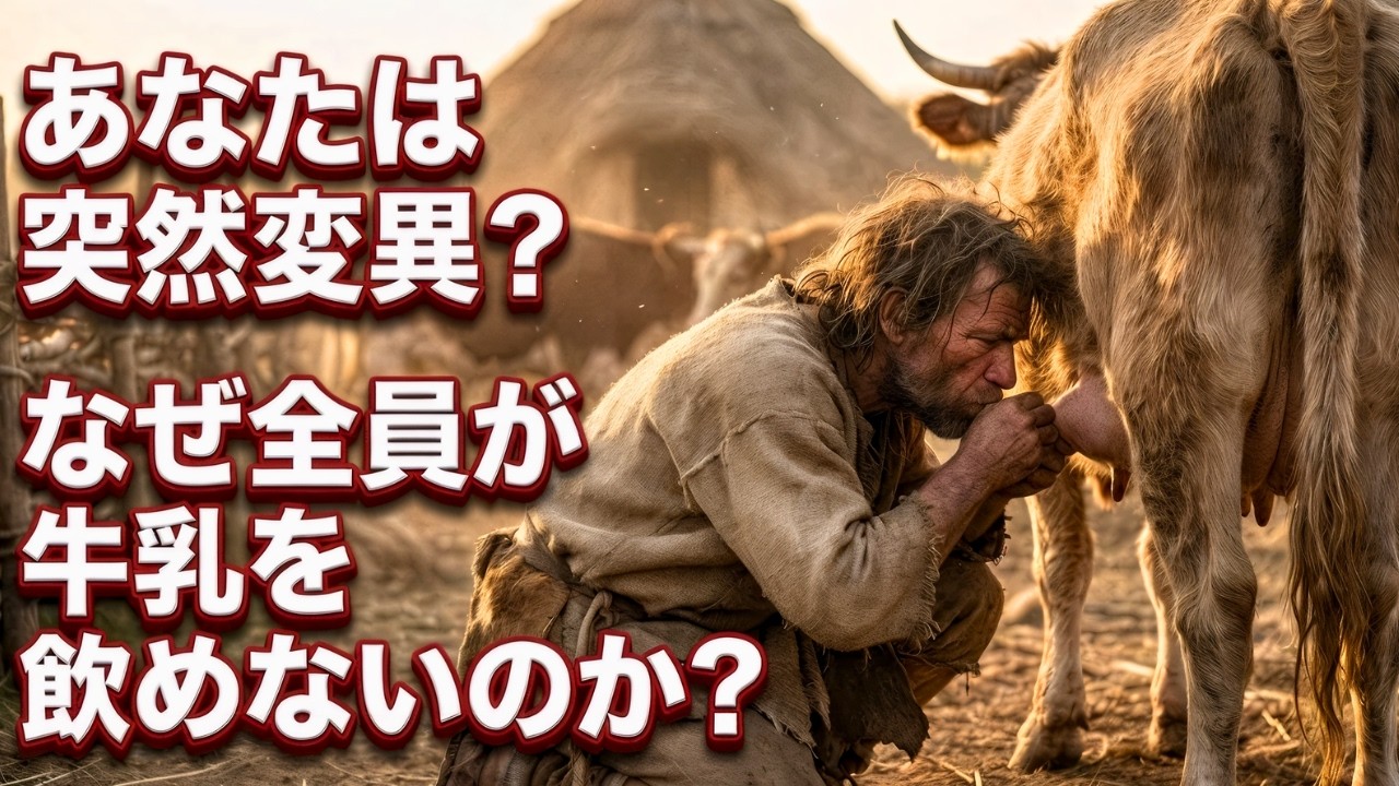 1万年前の遺伝子変異!? 乳糖耐性の起源を化石DNAと最新研究で解明