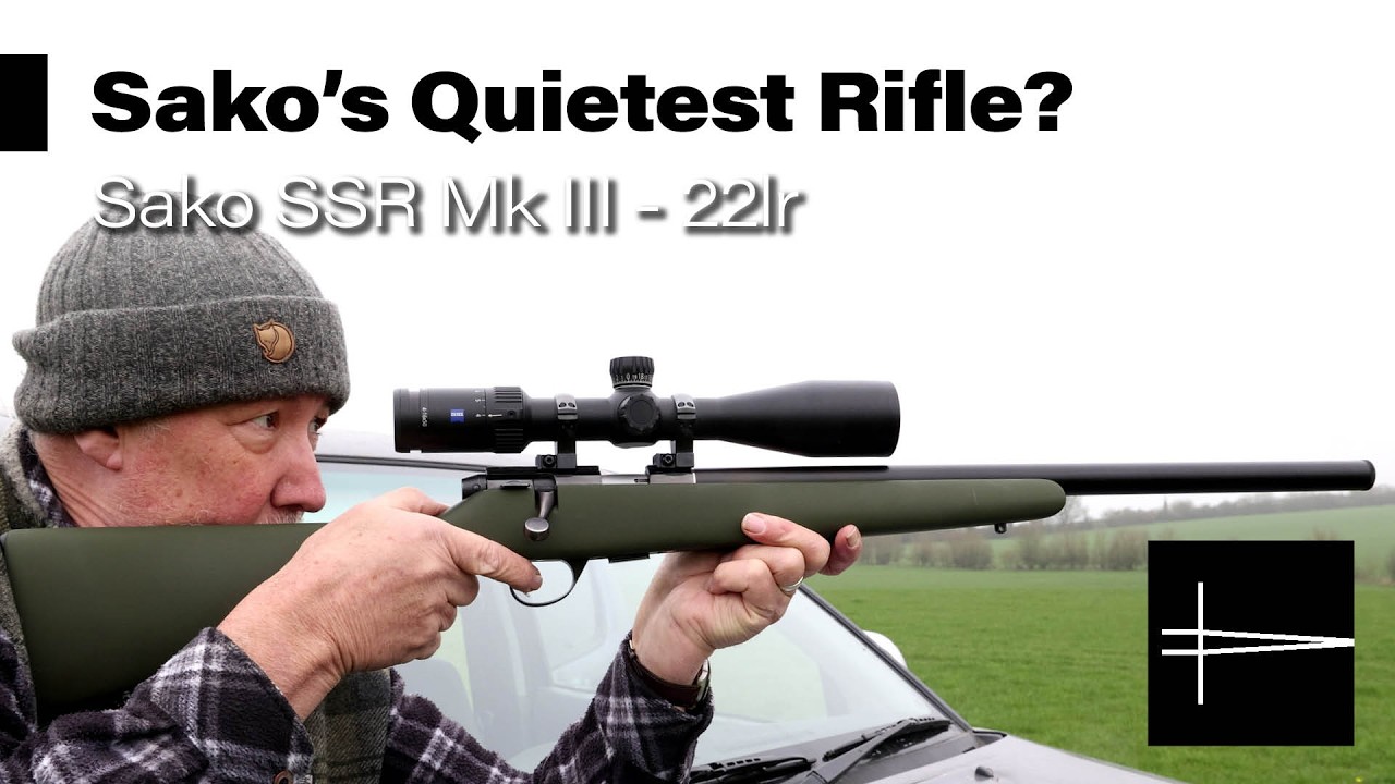 Sako SSR MK3 22lr Самая тихая снайперская винтовка Сако Rimfire?