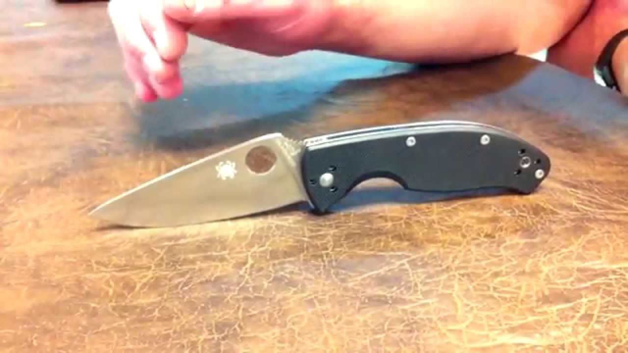 Обзор ножа Spyderco Tenacious C122GP 8Cr13MoV рукоять G 10