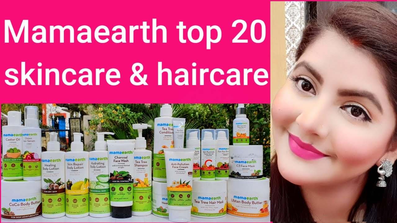 Mamaearth top 20 skincare & haircare products | RARA | natural skincare |