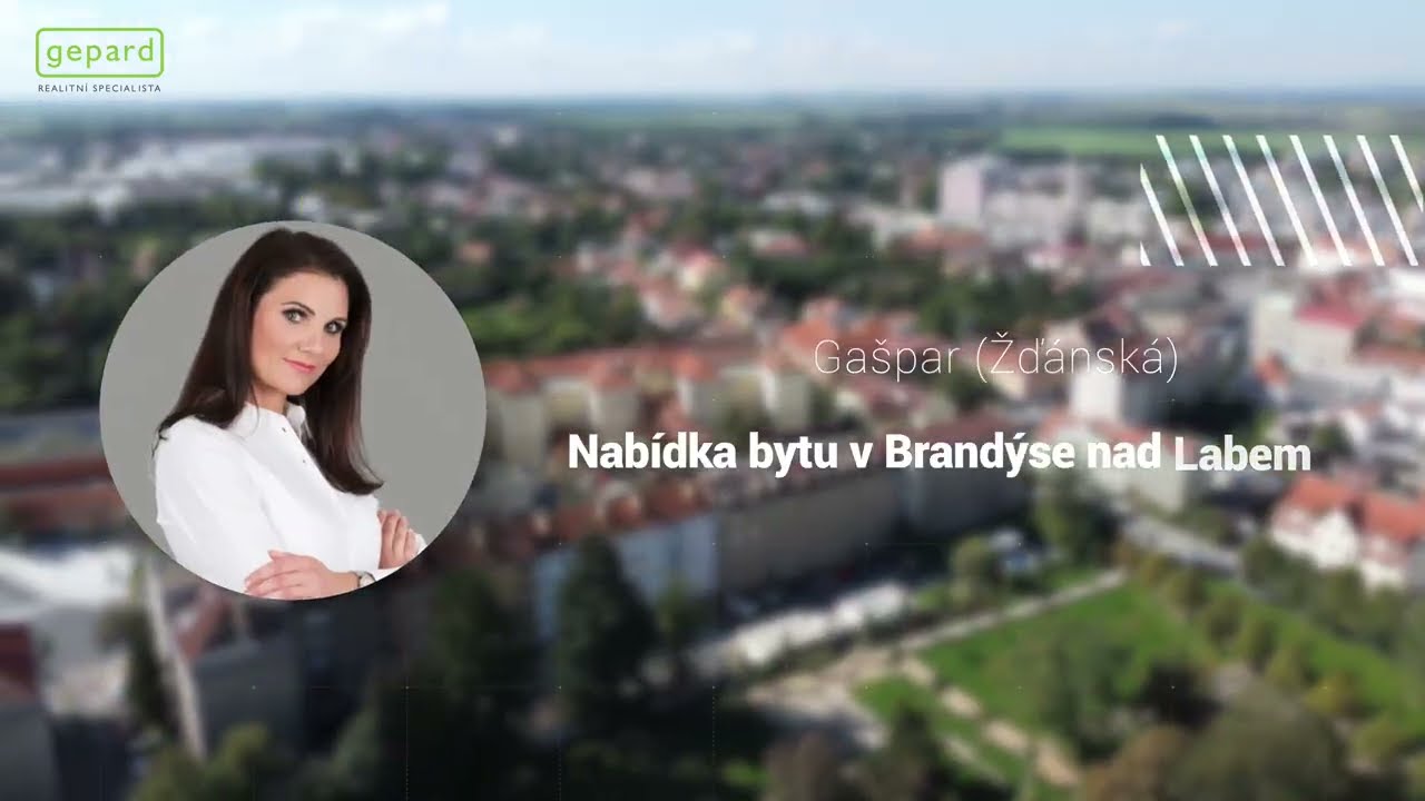 Prodej bytu 2+kk s terasou a s výhledem - centrum Brandýse nad Labem
