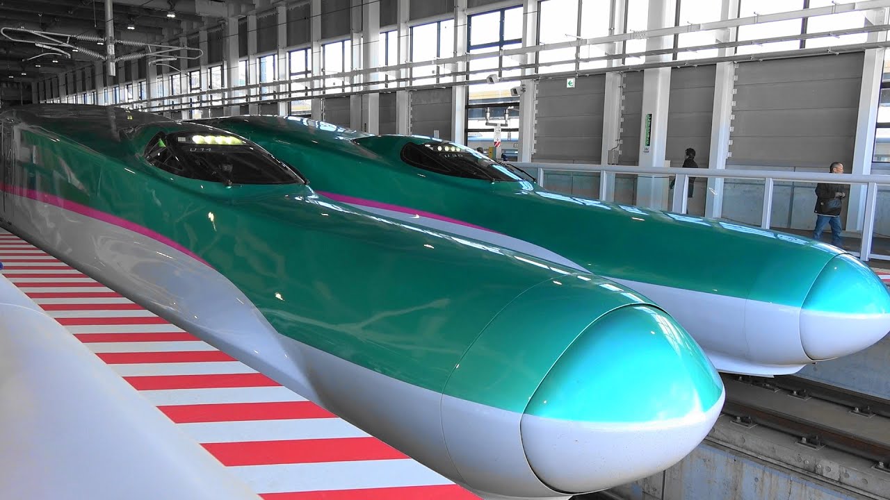北海道新幹線開業初日 H5系はやぶさ一番列車通過 そして新函館北斗駅へ Hokkaido Shinkansen Launched