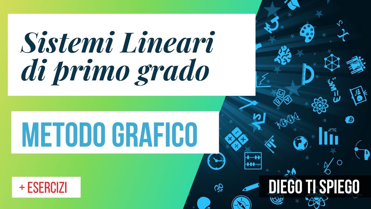 Come risolvere il sistema con il METODO GRAFICO ( teoria+ esercizi)