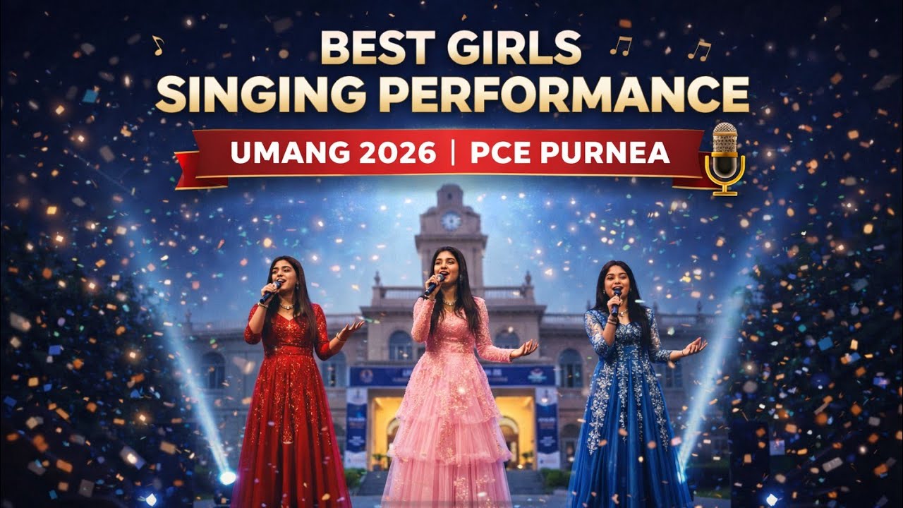 Girls  Singing Performance 🔥 | UMANG 2026 | PCE Purnea | TNP Vlog