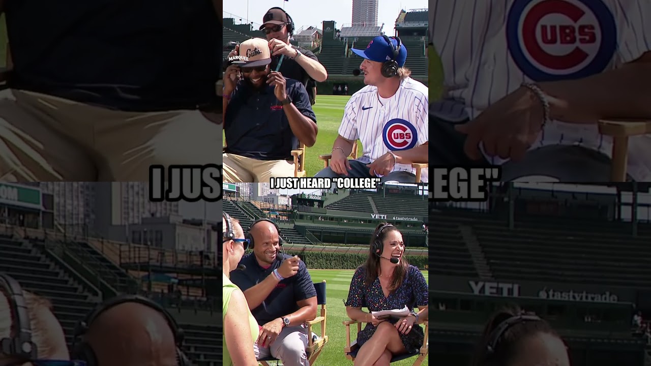 POV: what happens when a mic goes out during Cubs Live 🤣