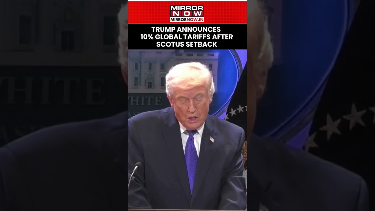 Трамп негодует и вводит 10%-ные глобальные пошлины после вердикта Верховного суда | Что будет дал...