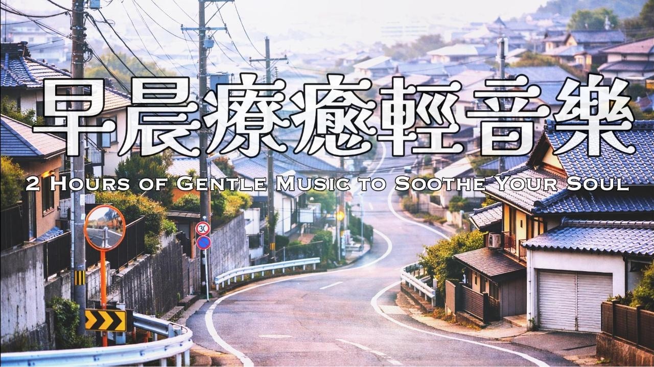 早晨療癒輕音樂｜當清晨的光落在小鎮屋瓦上，世界忽然安靜了｜Morning Healing Piano in a Quiet Japanese Town #早晨音樂 #輕音樂 #ai
