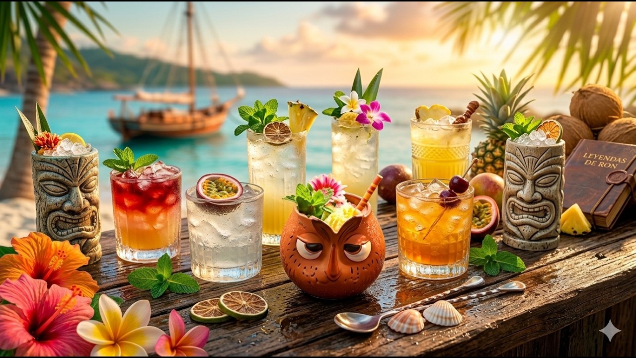 7 Cocktails para montarte tu fiesta Hawaiana