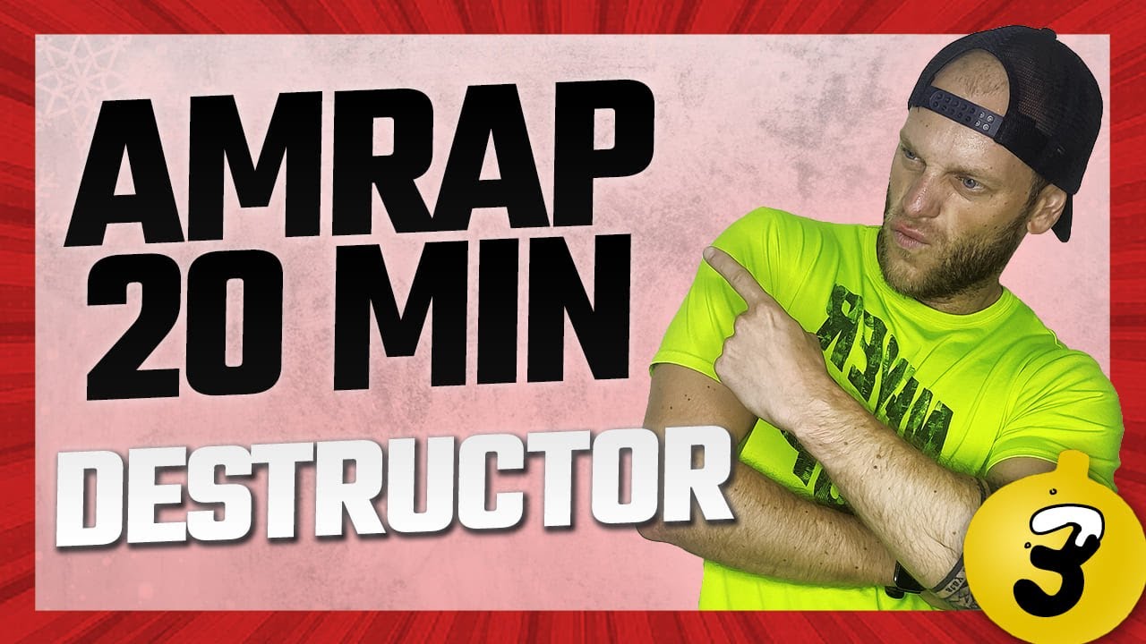 Entrenamiento AMRAP de 15 MINUTOS en casa para AUMENTAR la FUERZA y RESISTENCIA