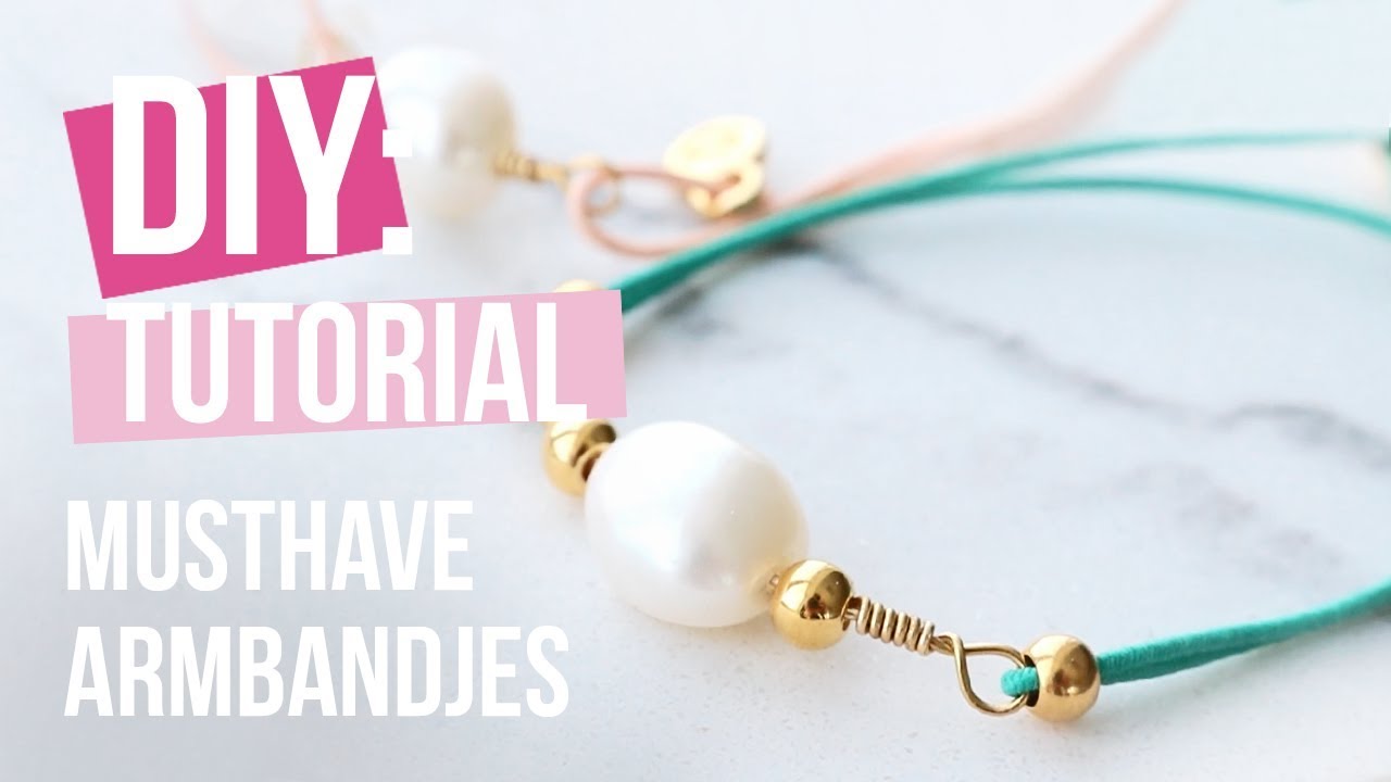 Sieraden maken: Armbandjes met Artistic Wire en elastiek ♡ DIY